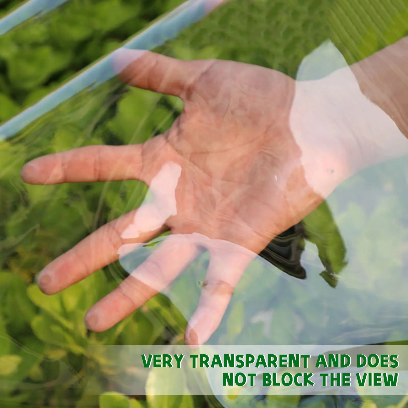 Waterproof Transparent PVC Tarpaulin with Eyelets Weatherproof Durable Canopies Foldable 0.39 mm Rain Cover for Garden Furniture thumbnail 3