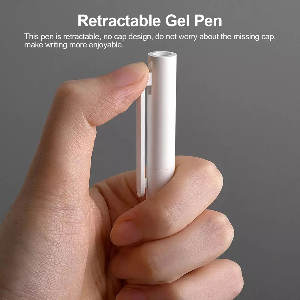 Original Xiaomi Pen Writing Smooth Light Mijia Press the core Replacement Refill Blue Red Black 0.5mm BUSINESS Roller Ball PEN thumbnail 2