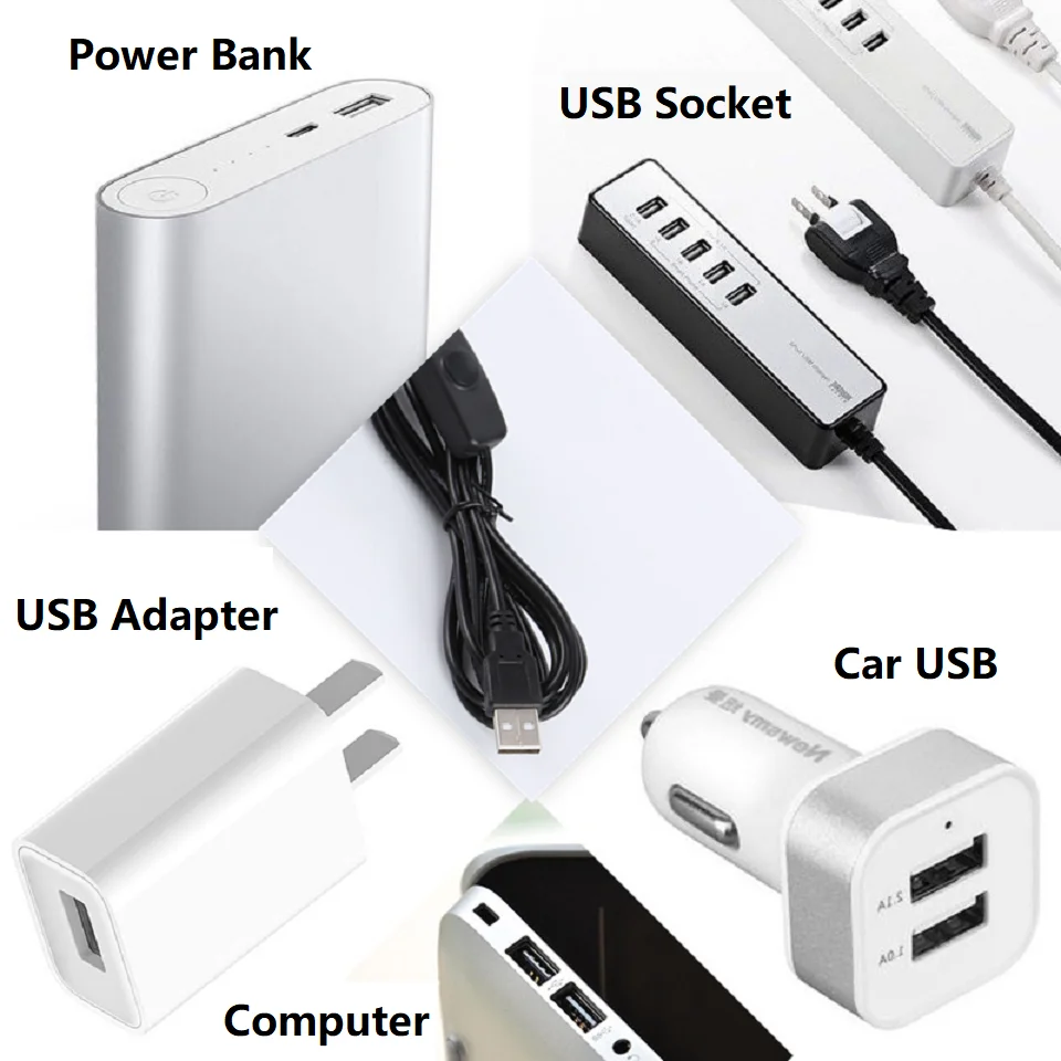 etrnLED USB 5V Led Spotlight Rotatable Stand Pole Lamp for Jewelry Showcase Exhibition Display Surface Mount Spot Light 1W 3W thumbnail 4
