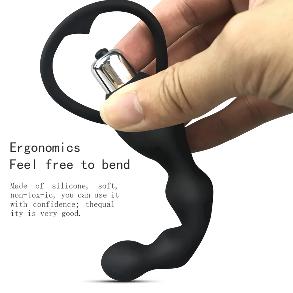 Anal Vibrator Sex Toy for Women Anal Beads Vibrators Gay Prostate Massage Smooth Butt Soft Silicone Plugs Dildo Couple Sex Goods thumbnail 4