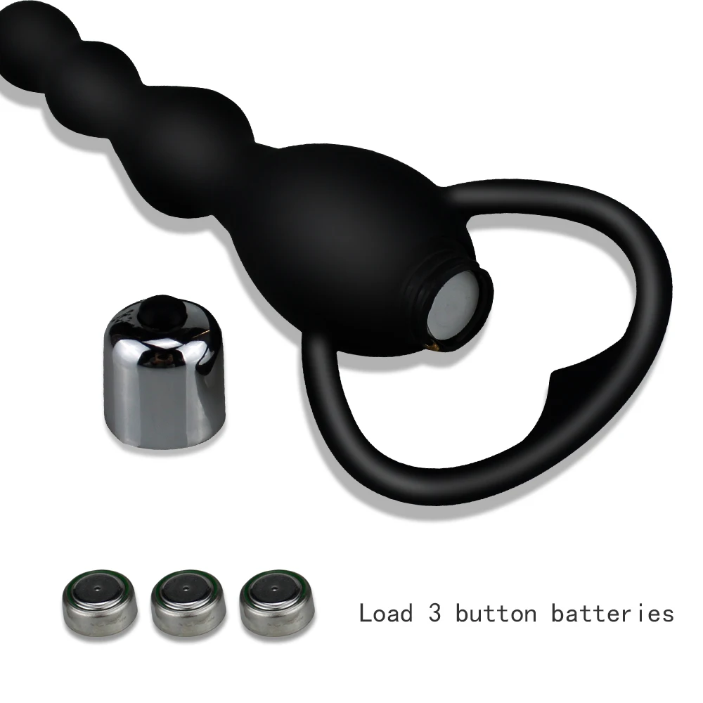 Anal Vibrator Sex Toy for Women Anal Beads Vibrators Gay Prostate Massage Smooth Butt Soft Silicone Plugs Dildo Couple Sex Goods thumbnail 5