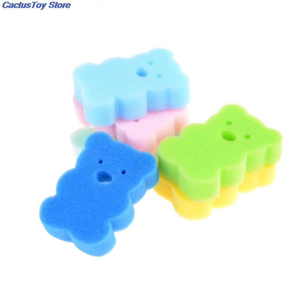 New Baby Infant Shower Wash Bath Brushes Towel Accessories Child Bath Brushes Sponge Rub Sponge Cotton Rubbing Body thumbnail 2