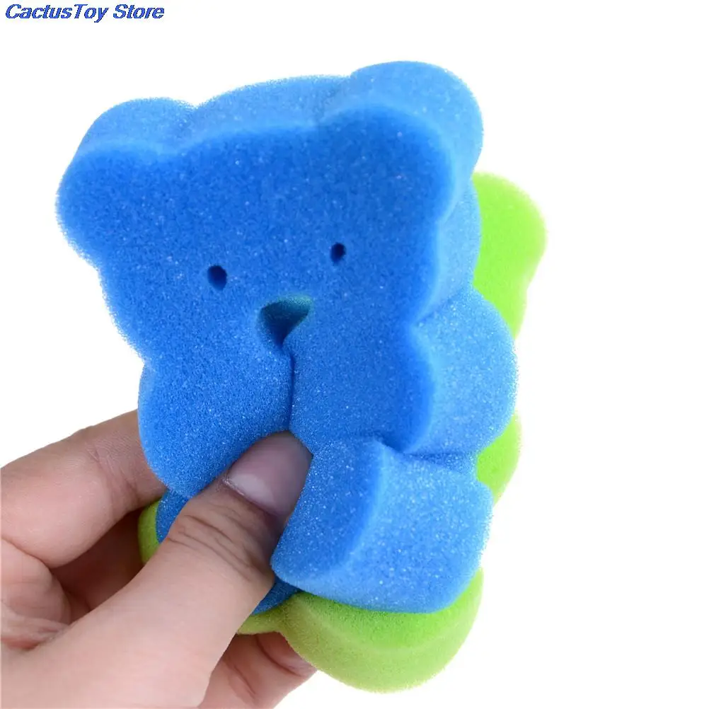 New Baby Infant Shower Wash Bath Brushes Towel Accessories Child Bath Brushes Sponge Rub Sponge Cotton Rubbing Body thumbnail 3