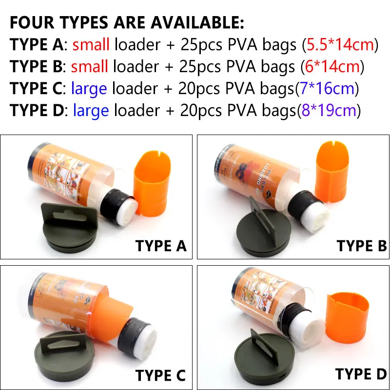 Carp Fishing Accessories Kit PVA Bag System Carp Bait Loading Tools PVA Stems Loader For Carp Rigs Method Feeder Fishing Tackle thumbnail 2