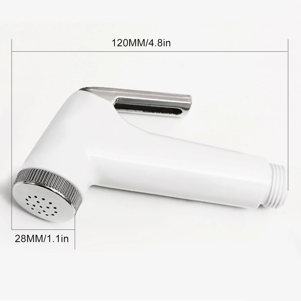 1Set Handheld Toilet Bidet Tap Handheld Shower Sprayer Female Hygeian Flushing Device Kit ABS Portable Bidet Sprayer Set thumbnail 6