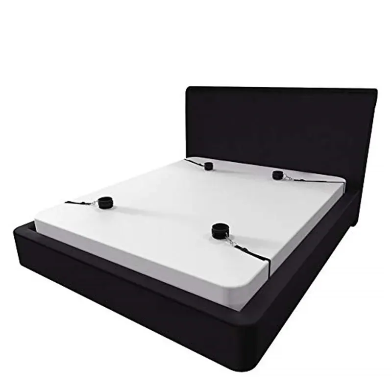 BDSM Erotic Tie Gear Kit Bed Handcuffs Ankles Manguit Whip For Sex Naked Woman Pornography Adults Sex Game Sex Toys For Womans thumbnail 2