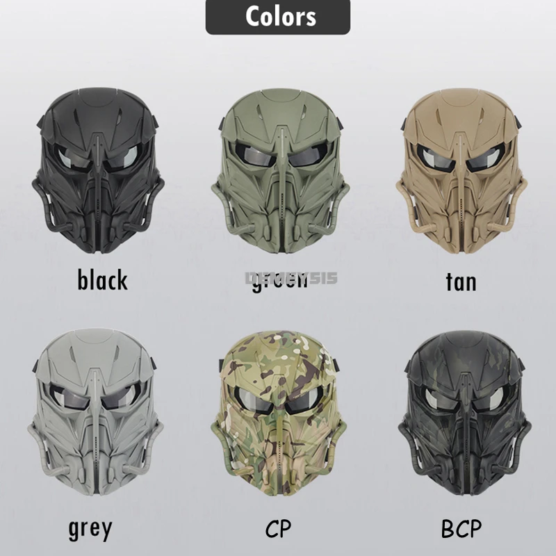 Tactical Airsoft Mask Cs  Full Face Protection Combat Training Hunting Paintball Shooting Masks thumbnail 3