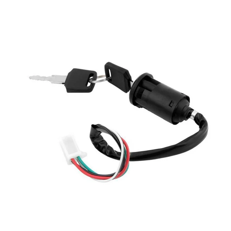 Universal Motorbike Motorcycle Ignition Switch +2 Keys for Honda Kawasaki ATV Moto Accessories Motorbike Start Switch Door Locks thumbnail 4