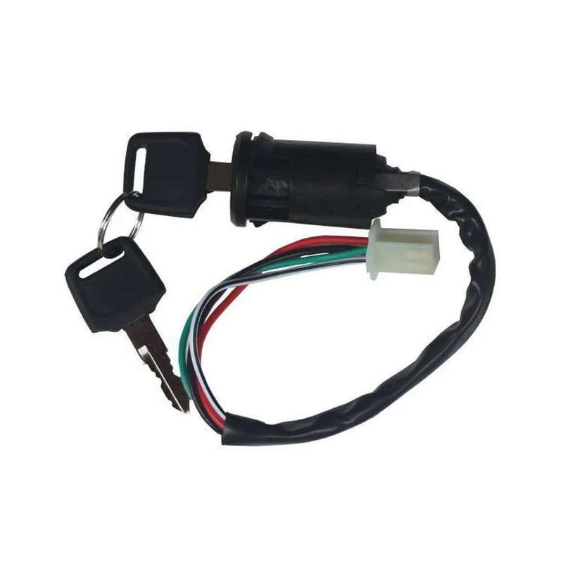 Universal Motorbike Motorcycle Ignition Switch +2 Keys for Honda Kawasaki ATV Moto Accessories Motorbike Start Switch Door Locks thumbnail 2
