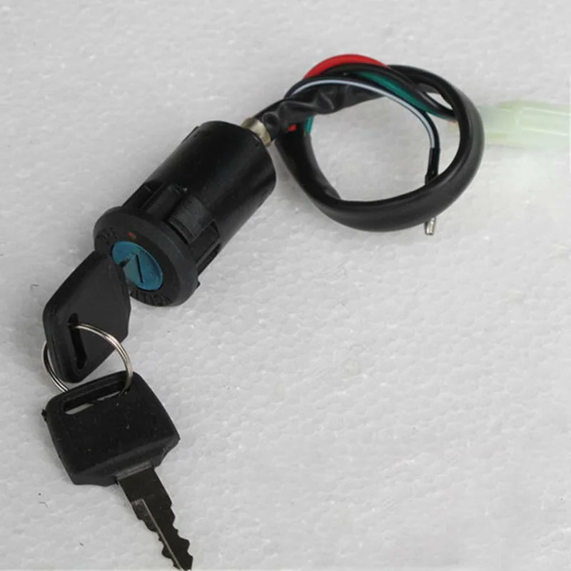 Universal Motorbike Motorcycle Ignition Switch +2 Keys for Honda Kawasaki ATV Moto Accessories Motorbike Start Switch Door Locks thumbnail 6