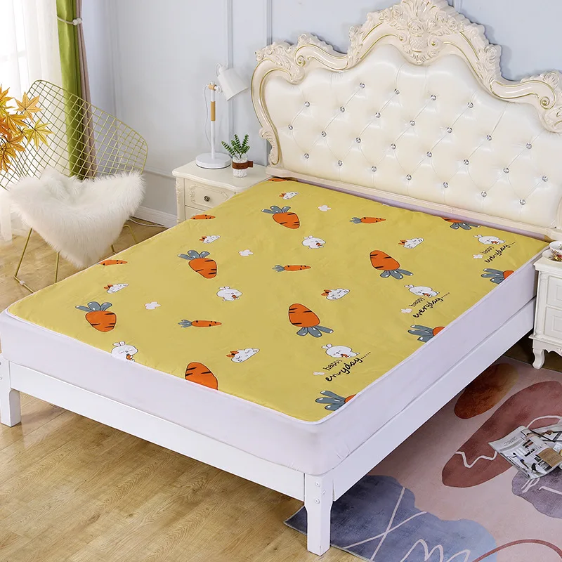 Baby Urine Changing Mat Waterproof Reusable Infant Change Diaper Pad Washable Newborn Bed Nappy Mattress Crib Sheet Cotton Mat thumbnail 6