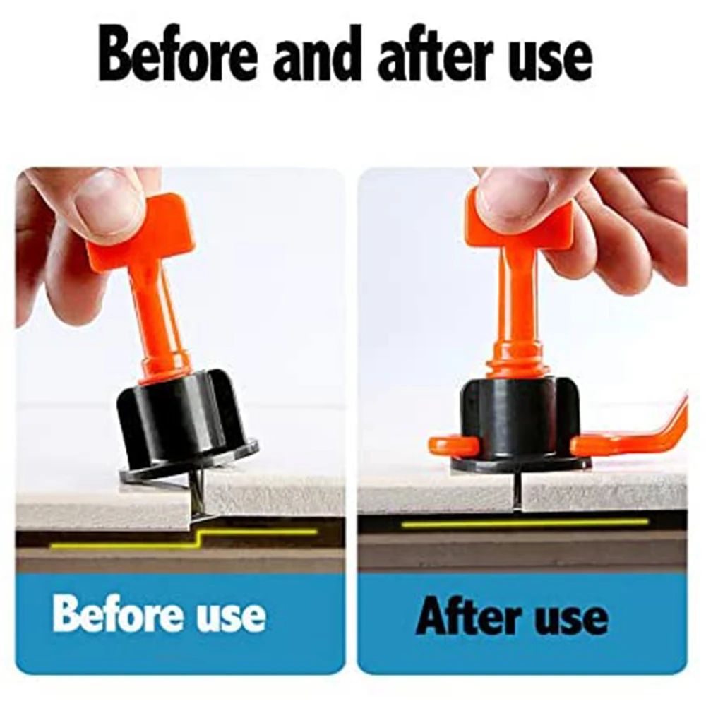 126pcs Tile leveling system For Flooring Wall Tile Spacer Porcelain Tile Leveler Construction tools Locator Spacers Plier thumbnail 5