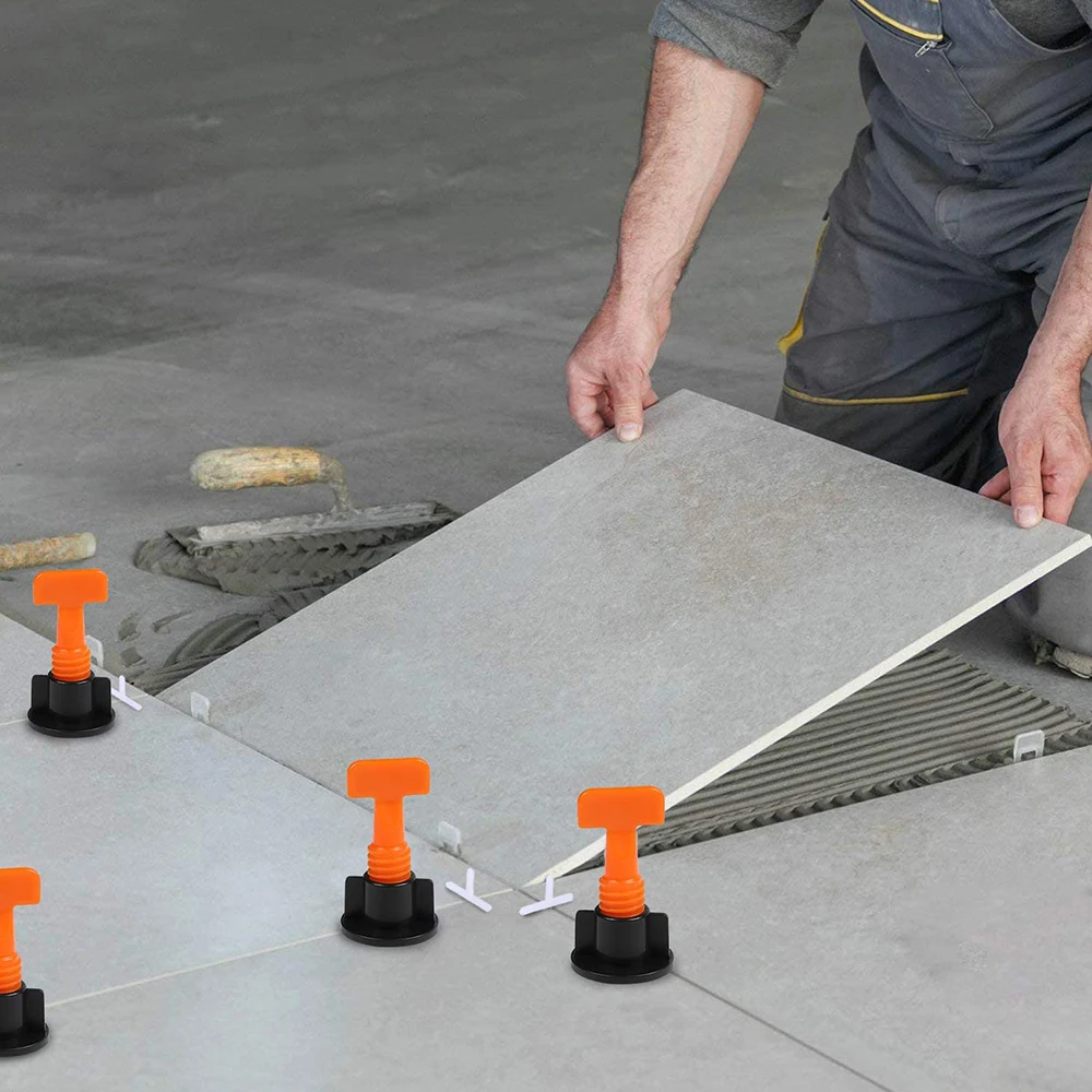 126pcs Tile leveling system For Flooring Wall Tile Spacer Porcelain Tile Leveler Construction tools Locator Spacers Plier thumbnail 6