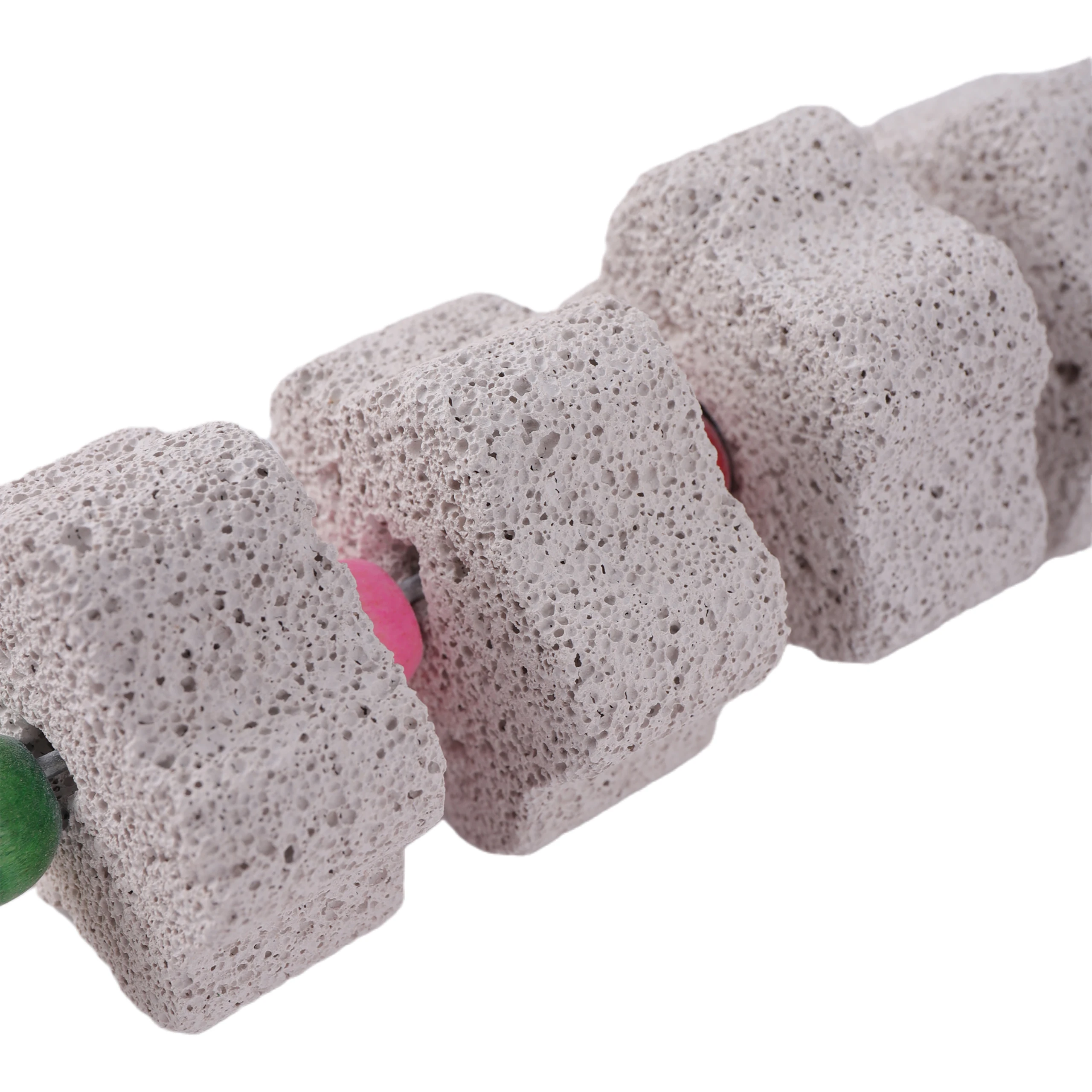 Stone Mineral for Ornament Parrot Pet Supplies Bird Cage Toy Grinding Stone Flower Shape Chew Bite Hang Style Parakeet Toy 1Pc thumbnail 5