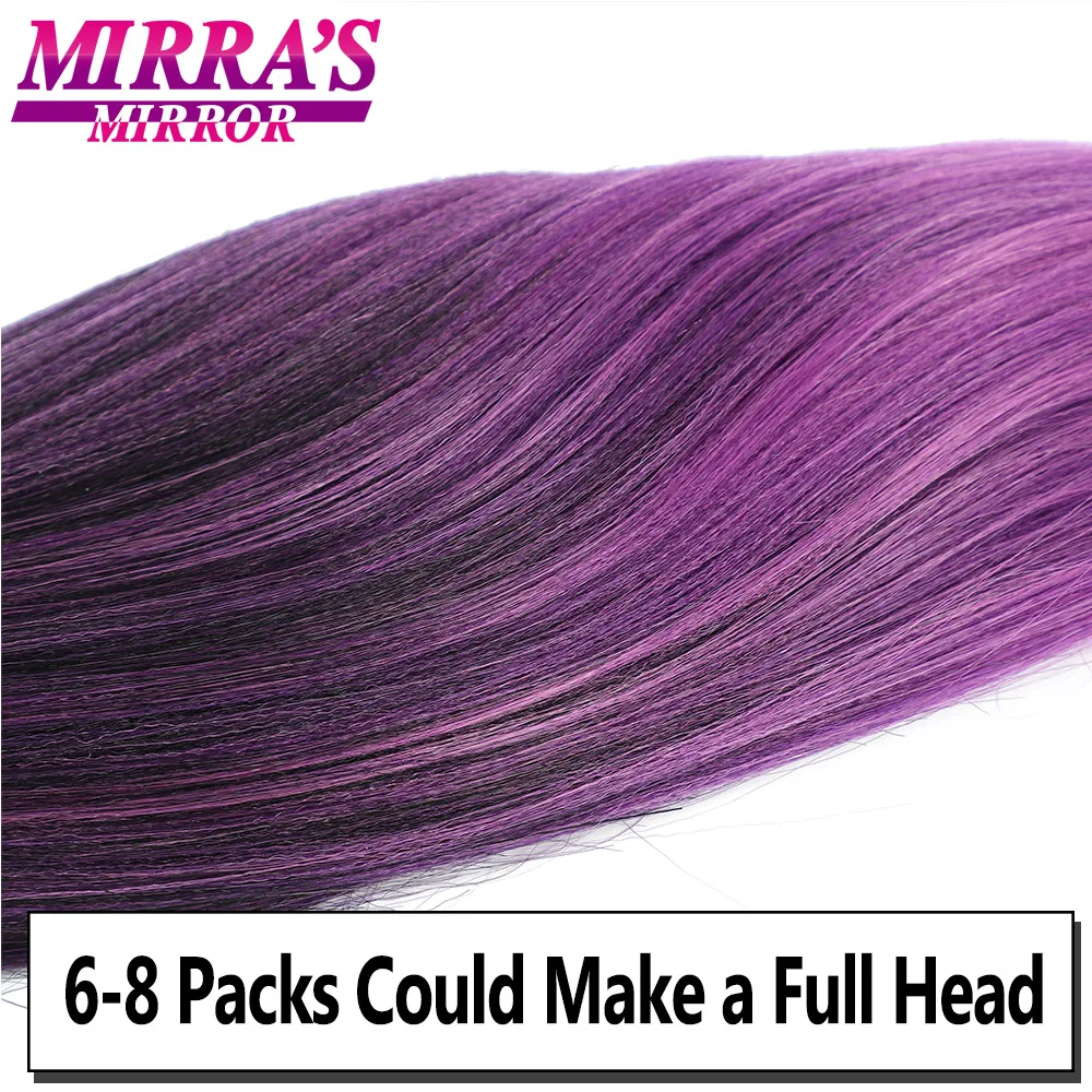 Braiding Hair Pre-stretched 26 Inch Hair Extensions for Afro Crochet Braids Synthetic Hair DIY Purple Pink Peach Red Jumbo Braid thumbnail 3