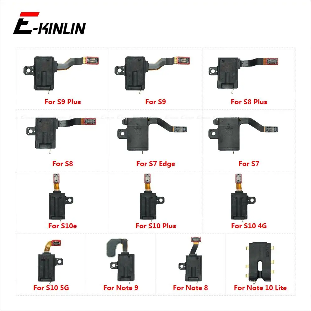 Ear Earphone Headphone Jack Audio Port Connector Flex Cable For Samsung Galaxy S7 Edge S8 S9 S10 Plus S10e Note 10 Lite 8 9 thumbnail 2