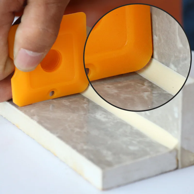 10PCS Beauty Seam Construction Tools Floor Tile Grout Repair Pressed Stick Corner Angle Square Scraper Wall Gap Cleaner Supplies thumbnail 4