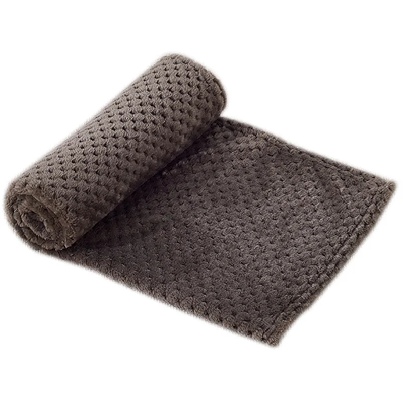 Soft Pet Blanket Plush Dog Sleeping Blanket Solid Color Washable Sofa Pad Portable Warm Cat Bed Blanket Home Carpet Pet Supplies thumbnail 6