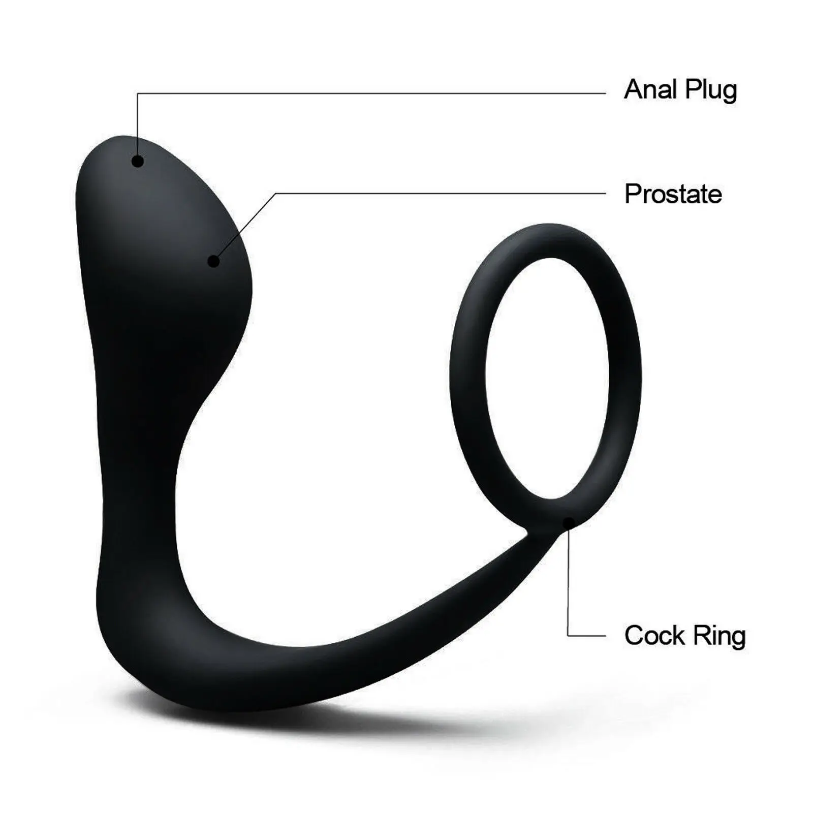 Anus Prostate Massage Organ Anal Plug Silicone Male Prostate Massager Adult Products Sex Toys For Men Masturbator Male thumbnail 3
