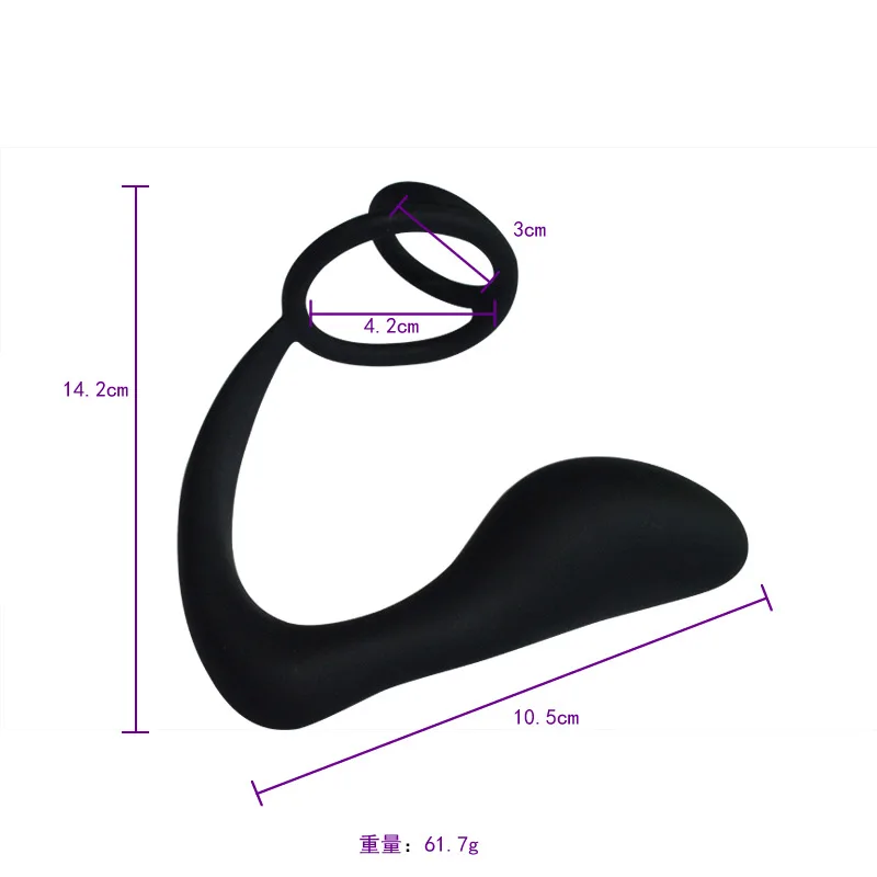 Anus Prostate Massage Organ Anal Plug Silicone Male Prostate Massager Adult Products Sex Toys For Men Masturbator Male thumbnail 6