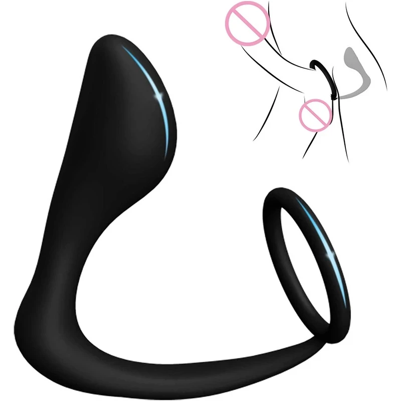 Anus Prostate Massage Organ Anal Plug Silicone Male Prostate Massager Adult Products Sex Toys For Men Masturbator Male thumbnail 2