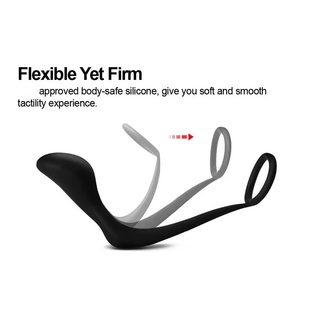 Anus Prostate Massage Organ Anal Plug Silicone Male Prostate Massager Adult Products Sex Toys For Men Masturbator Male thumbnail 4