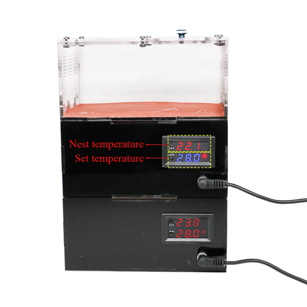 Acrylic Ant Farm Temperature Control Concrete Ant Nest Infinite Expansion Insect House Colony Drinker Anthill Kit Accessories thumbnail 5