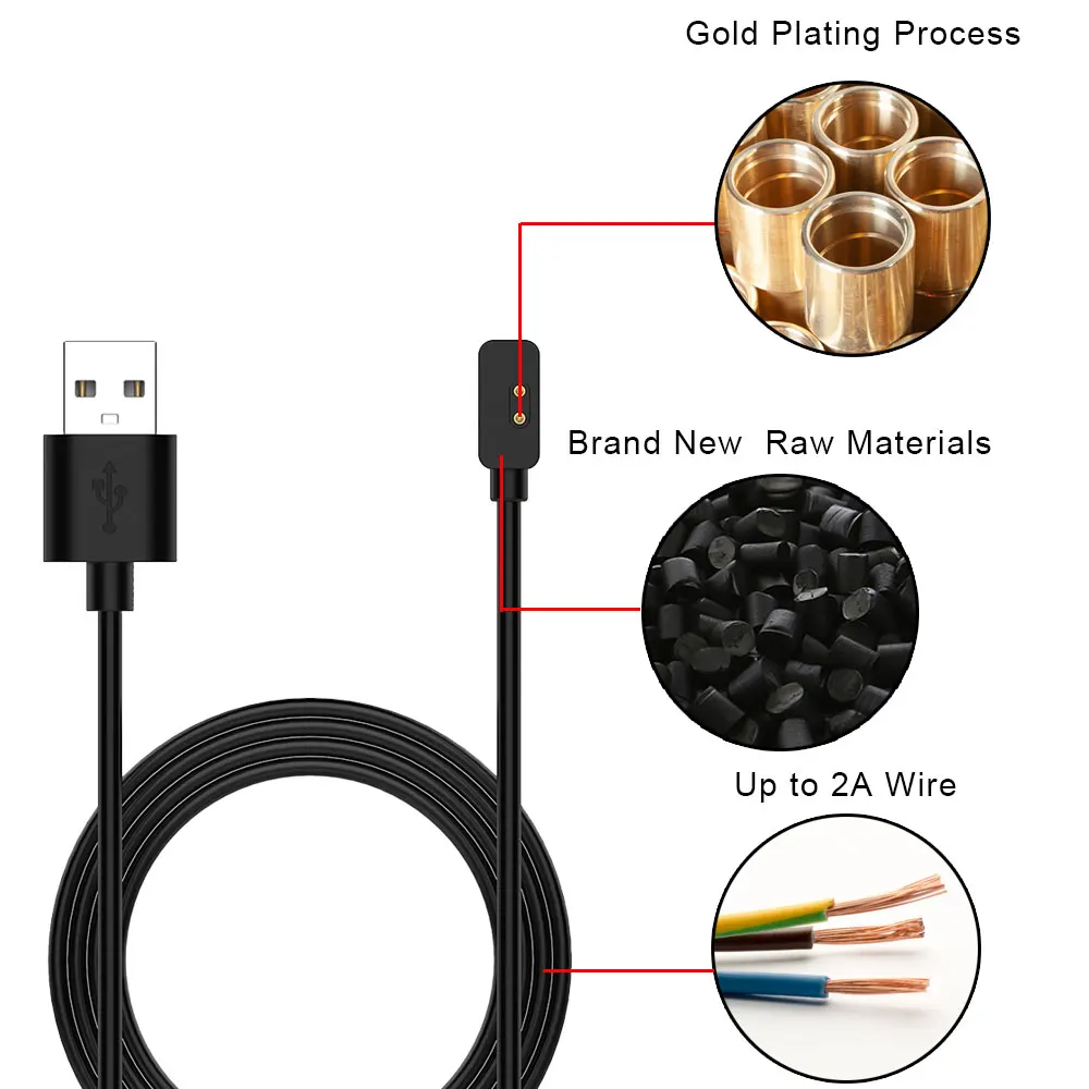 USB Chargers For Xiaomi Redmi Smart Band Pro/Watch 2/ 2 Lite Charging Cable For Xiaomi Watch Dock Charger  Wire Power Dock Stand thumbnail 5