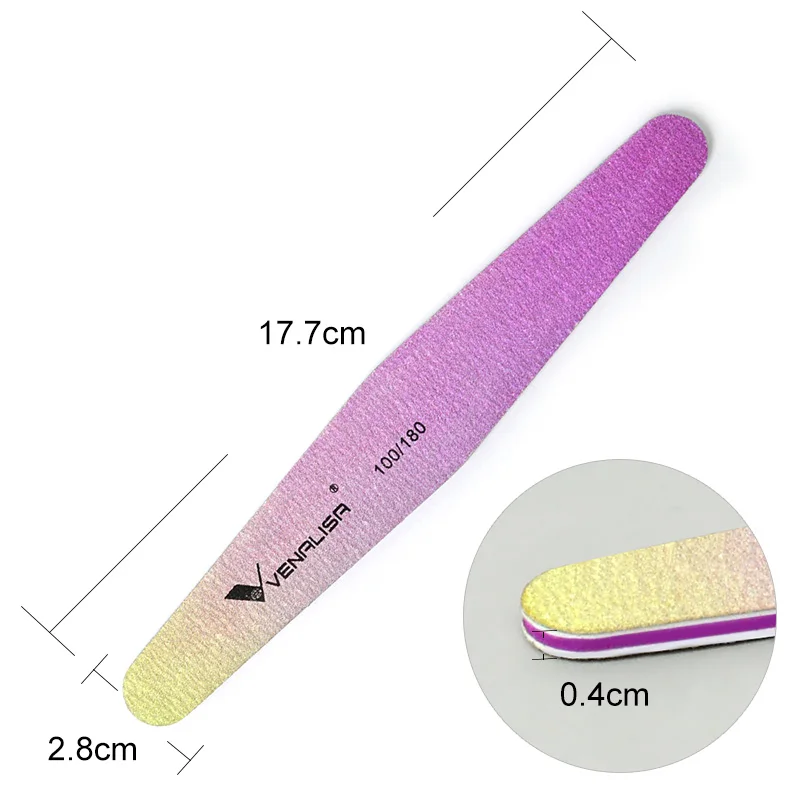 Venalisa Nail File New Arrival Nail Tool Nail Buffer For Manicure Pedicure Gel Polish Cuticle Remover Nail Art Accessories thumbnail 6