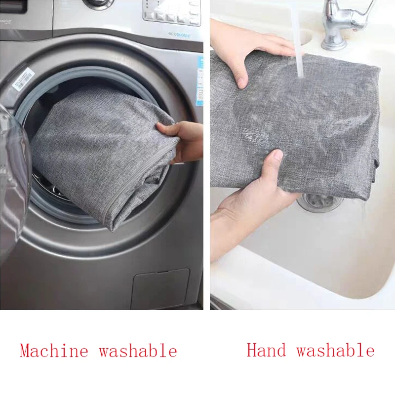 Wearable Luggage Bag Travel Clothes Storage Bags Zipper Handbag Dustproof Cotton Cloth Moving Bag Big Organizer Hand Duffle Bag thumbnail 4