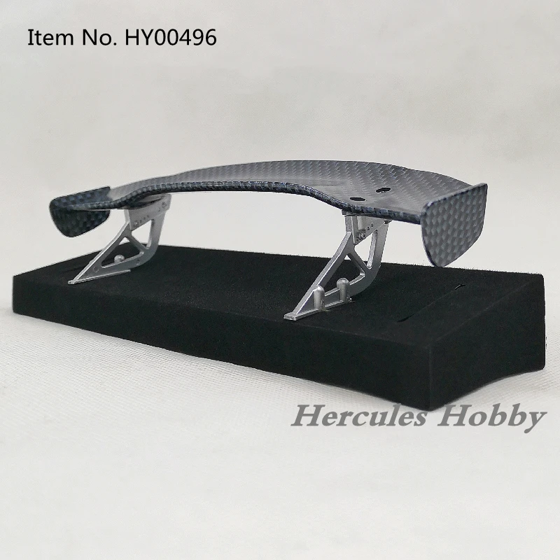 1/10 Scale RC Car Plastic Carbon Fiber Pattern Rear Wing Spolier Drift On Road Touring Model Hobby thumbnail 3