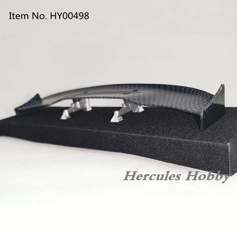 1/10 Scale RC Car Plastic Carbon Fiber Pattern Rear Wing Spolier Drift On Road Touring Model Hobby thumbnail 5