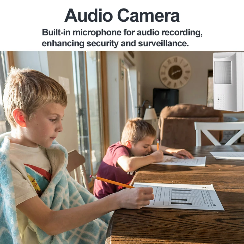 Revotech 940nm PIR Audio IP Camera 8MP/5MP HD Mini Indoor POE H.265 LED IR Night Vision Security CCTV System Video Surveillance thumbnail 4