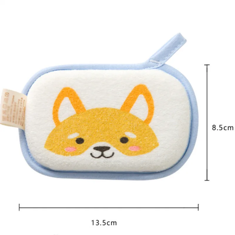 Cute Cartoon Baby Brushes Super Soft Sponge Brushes for Kids Children Newborns Baby Cleaning Towel Brush Bath Shower Products thumbnail 4