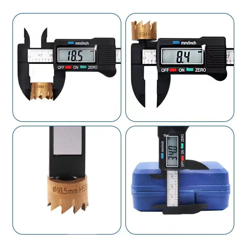 150mm 100mm Electronic Digital Caliper Carbon Fiber Dial Vernier Caliper Gauge Micrometer Measuring Tool Digital Ruler thumbnail 4