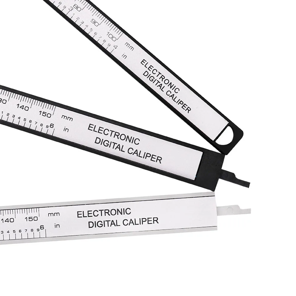 150mm 100mm Electronic Digital Caliper Carbon Fiber Dial Vernier Caliper Gauge Micrometer Measuring Tool Digital Ruler thumbnail 6
