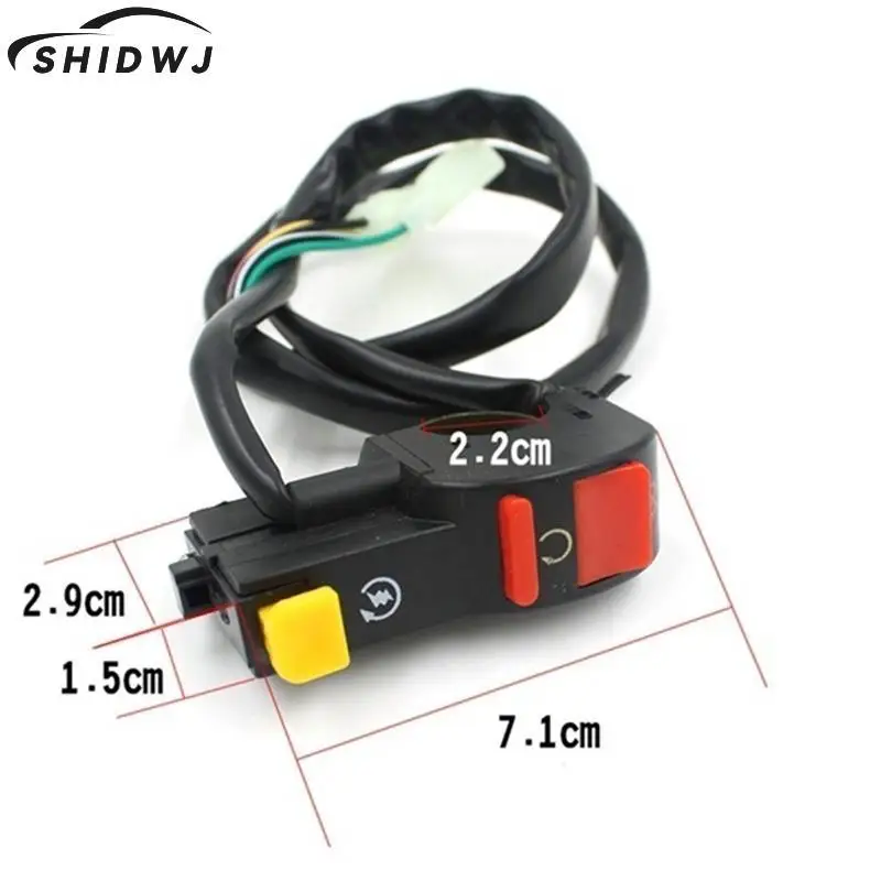 1pc Electric Start Stop On Off Button Kill Starter Switch Motorcycle Dirt ATV Quad Bike On-Off Toggle Switch Push-Button thumbnail 6