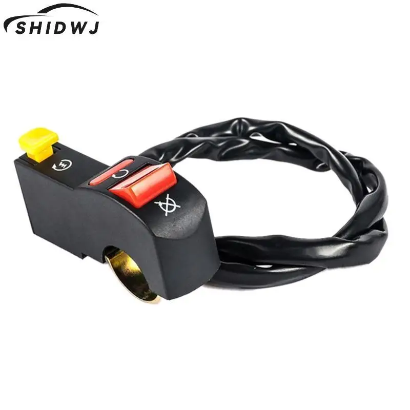 1pc Electric Start Stop On Off Button Kill Starter Switch Motorcycle Dirt ATV Quad Bike On-Off Toggle Switch Push-Button thumbnail 2