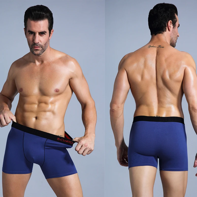 6Pcs White Boxers Man Sexy Underpants Brands Underwear Mens Boxershorts Cotton Men's Panties Male Boxer Shorts Set thumbnail 4
