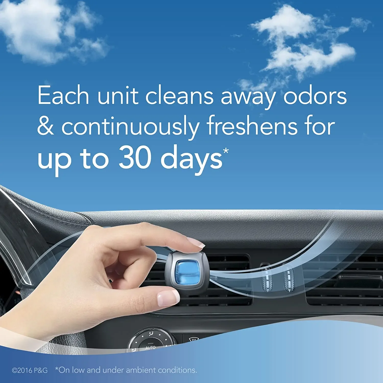 Febreze car vent clip Car Air Freshener Odor Eliminator Car Aromatherapy Clip Air Conditioning Outlet Decoration Light Fragrance thumbnail 6