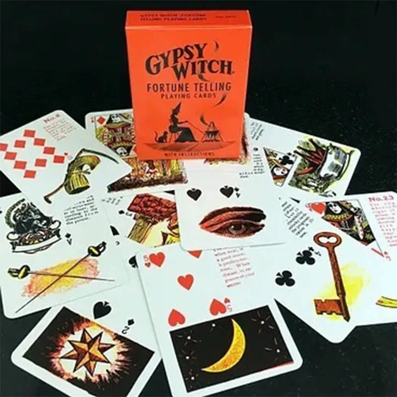 Gypsy Witch Fortune Cards Lenormand Deck Tarot Cards For Beginners Oracle Card Game Board Game Toy thumbnail 3