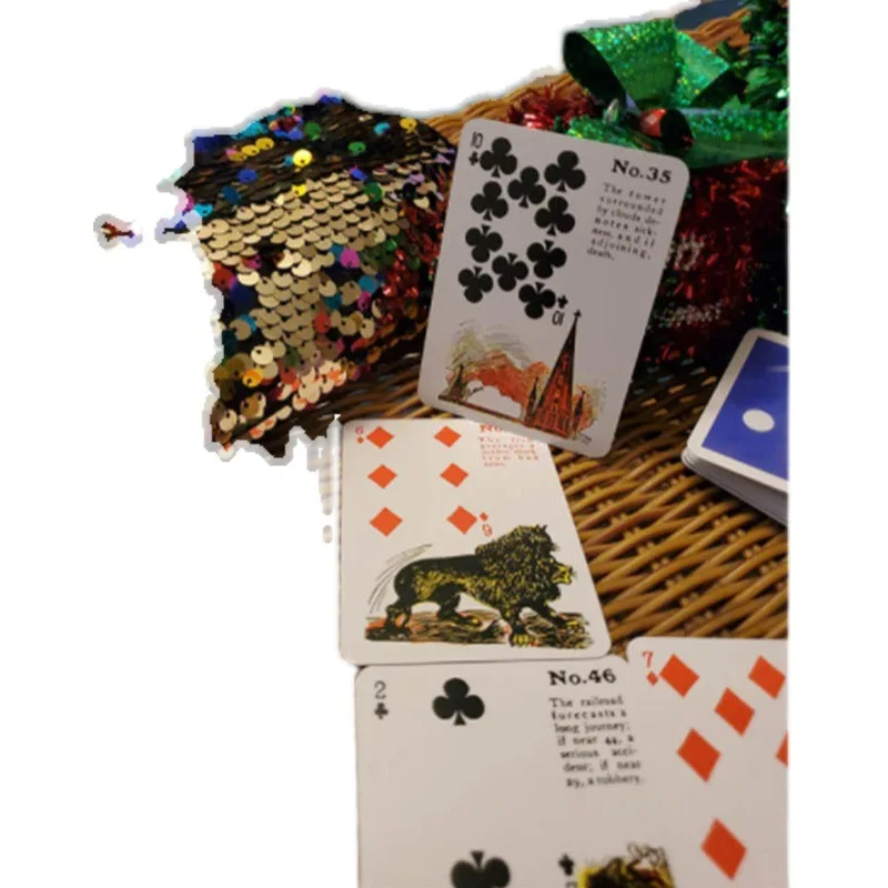 Gypsy Witch Fortune Cards Lenormand Deck Tarot Cards For Beginners Oracle Card Game Board Game Toy thumbnail 5