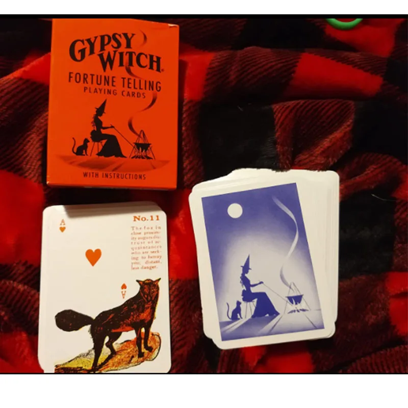 Gypsy Witch Fortune Cards Lenormand Deck Tarot Cards For Beginners Oracle Card Game Board Game Toy thumbnail 2
