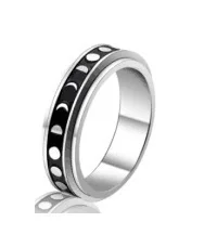 Anxiety Ring Figet Spinner Rings For Women & Men Stainless Steel Rotate Freely Spinning Anti Stress Accessories Jewelry Gifts thumbnail 5