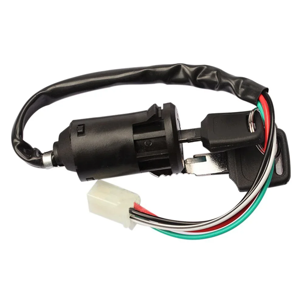 Universal Ignition Switch Three Power Cable Key Lock for Auto Motocross Electric Bicycle Scooter Battery thumbnail 2