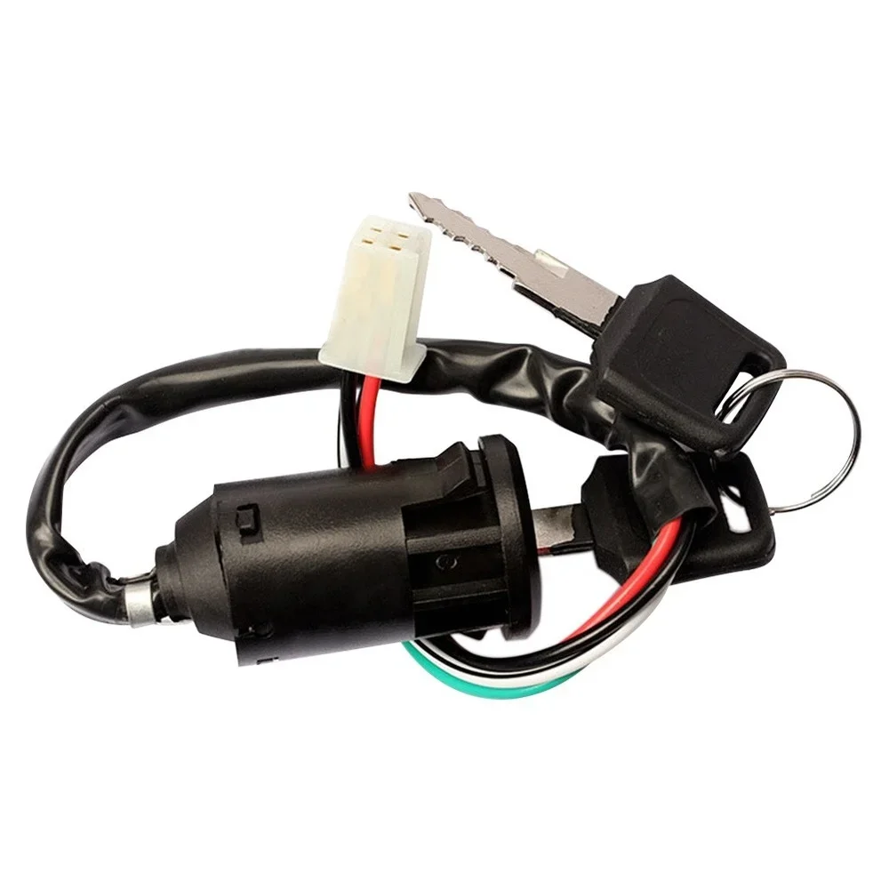 Universal Ignition Switch Three Power Cable Key Lock for Auto Motocross Electric Bicycle Scooter Battery thumbnail 5