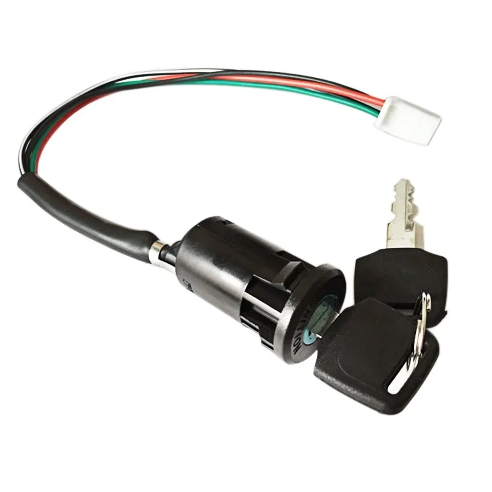 Universal Ignition Switch Three Power Cable Key Lock for Auto Motocross Electric Bicycle Scooter Battery thumbnail 4