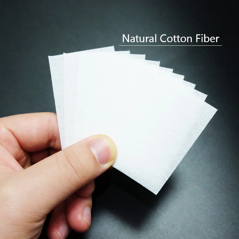 100/200/300Pcs Nail Wipe Cotton Pads Gel Nail Polish Acrylic Remover Lint Free Cotton Nail Wipes thumbnail 2