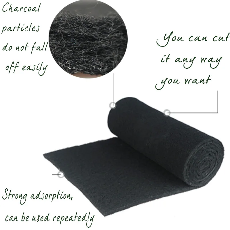 Activated Carbon Fiber Felt Low Wind Resistance Waste Gas Treatment Fiber Filter Cotton Strong Adsorption Can Be Used Repeatedly thumbnail 3