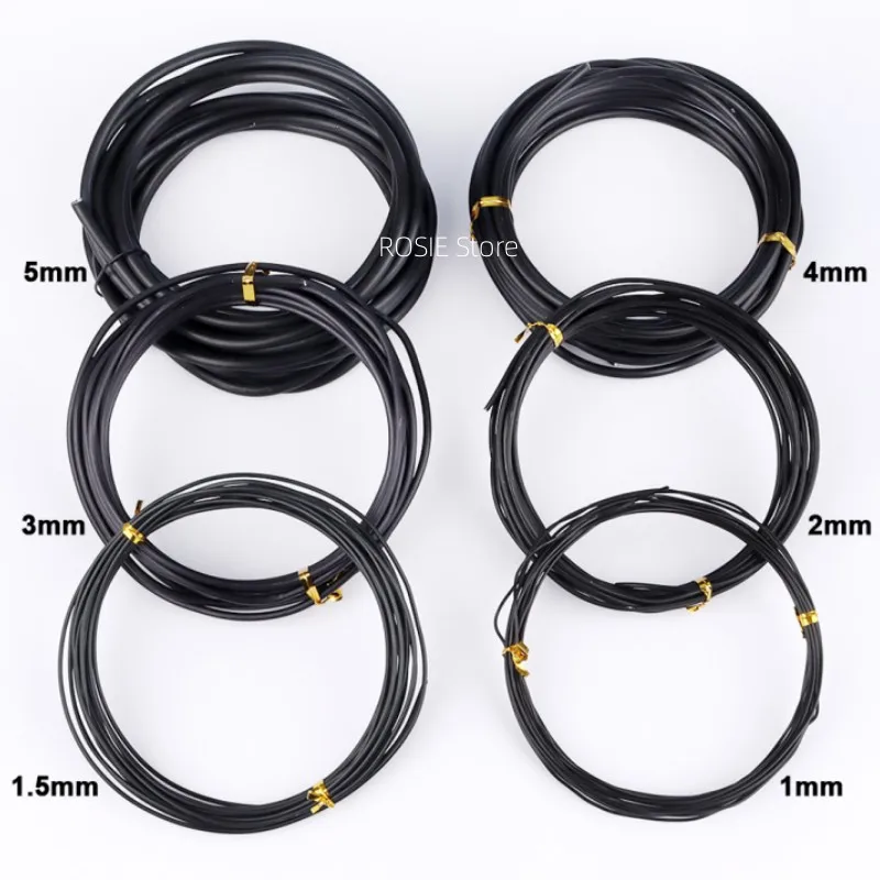 Garden Bonsai Shape Aluminum Wire (1.0mm, 1.5mm, 2.0mm, 3mm, 4mm, 5mm) Black Six Sizes for Garden and Plant Shapes thumbnail 2